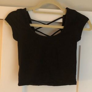 Forever21 cross back crop top